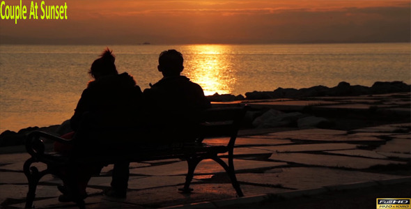 Couple At Sunset