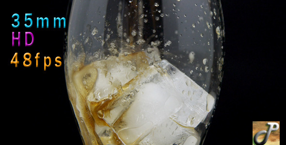 Soda Being Poured Into Glass