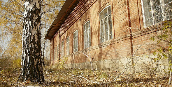 Abandoned Red Brick Building 21