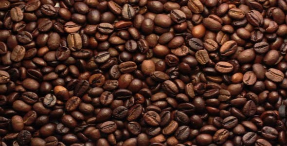 Coffee Beans In Motion