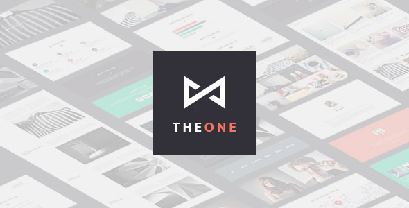 THEONE - Parallax Onepage Responsive  HTML Template
