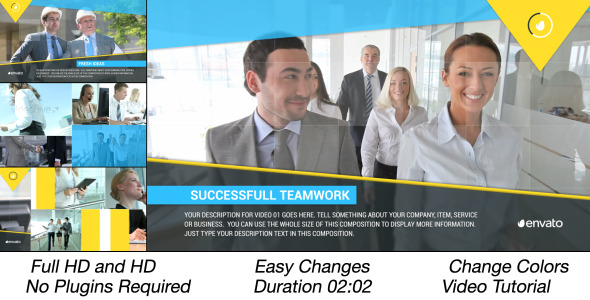 Multi Video Corporate Slideshow alt