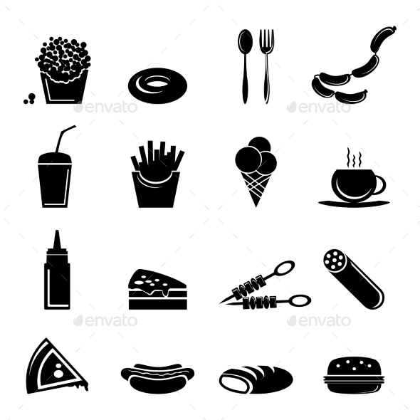 Fast Food Icons