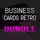 Business Cards Retro - Bundle - GraphicRiver Item for Sale