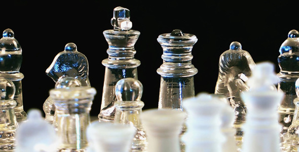 Chess Game From Glass 5 alt