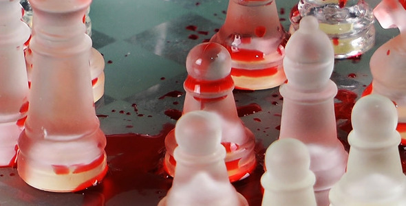 Bloody Chess Game From Glass 4