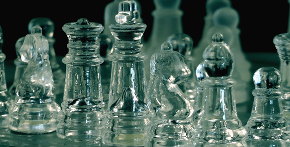 Chess Game From Glass 6