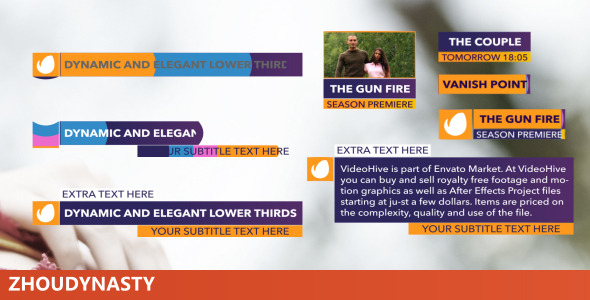 Dynamic and Elegant Lower Thirds