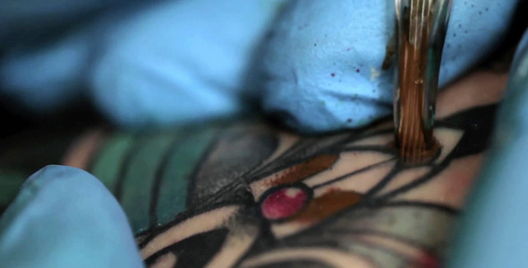 Psychedelic Tattoo Detail