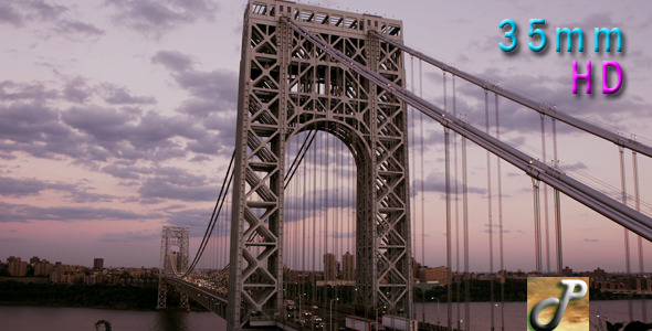 Washington Bridge At Dusk alt