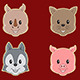 12 Face Cute Animal - GraphicRiver Item for Sale