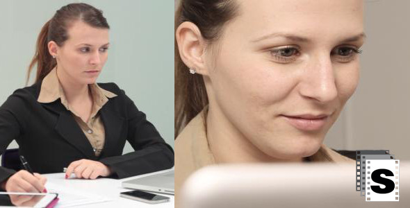 Businesswoman In Office