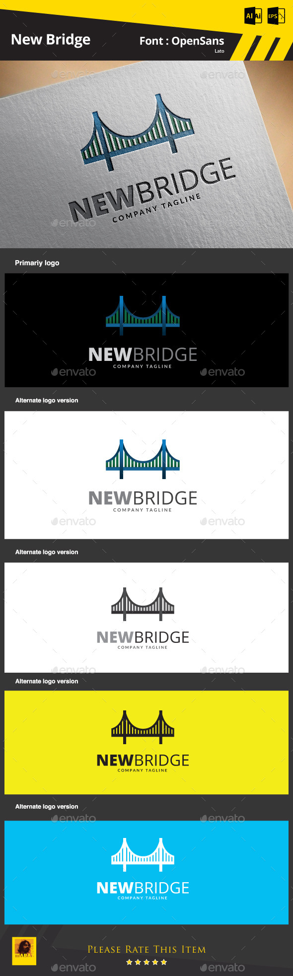 New Bridge Logo Template