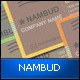 NAMBUD - Business Card Retro Style - GraphicRiver Item for Sale
