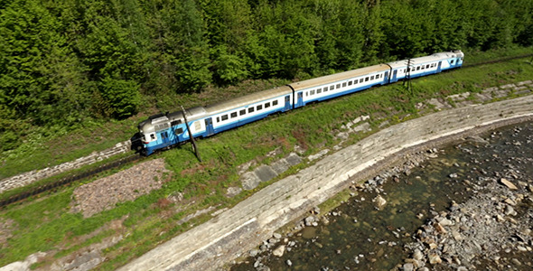 Train Mountains Carpathians