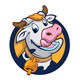 Cow Cartoon Logo - GraphicRiver Item for Sale