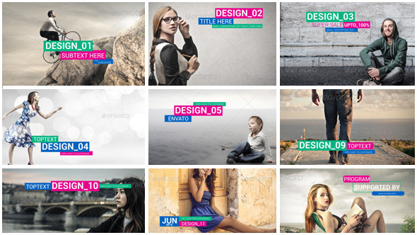 2 In 1 - 20 Title Lower Thirds alt