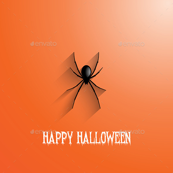 Halloween Spider Background