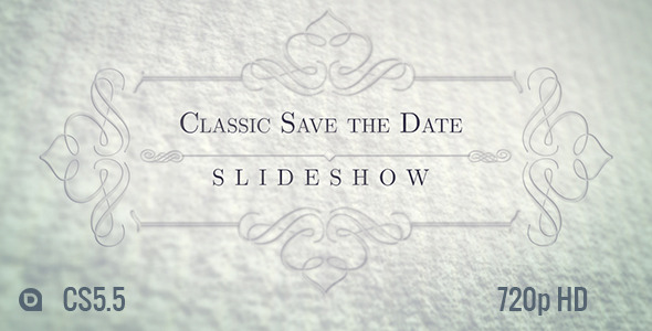 Classic Save the Date Slideshow