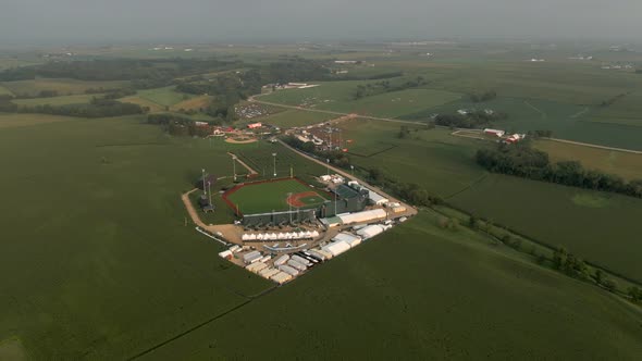 Field Of Dreams, Iowa Aerial