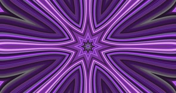 Abstract purple kaleidoscope animation.