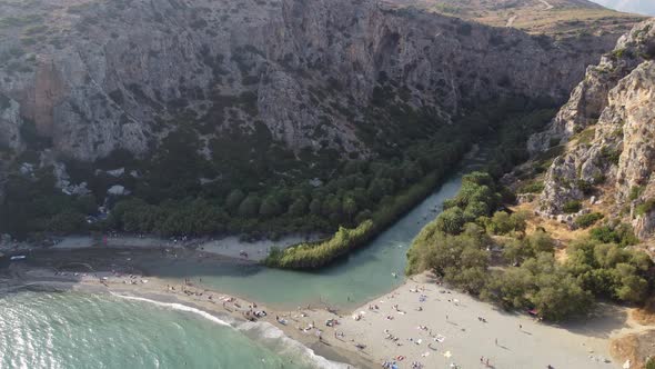 Amazing Beaches of Greece Series Preveli Crete