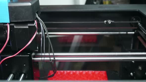 Modern Technology 3 D Printing Plastic