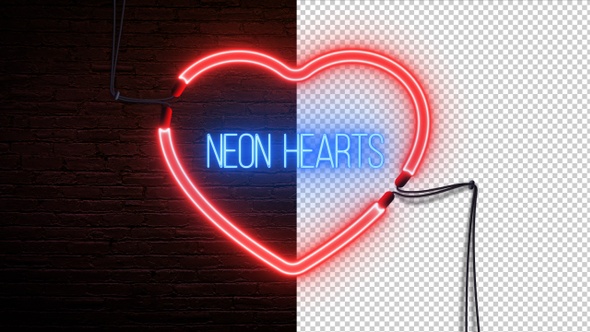 Neon Hearts