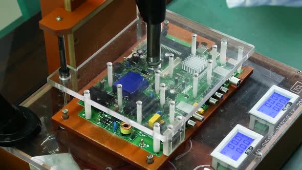 assembly and production of electronic circuit boards for TV