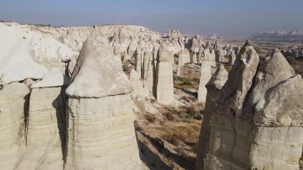 Aerial View Cappadocia Landscape