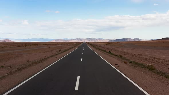 Beautiful Paved Road in the Mountains