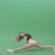 American Girl Twerking Ass Isolated On Green Background   4k Video Footage - VideoHive Item for Sale