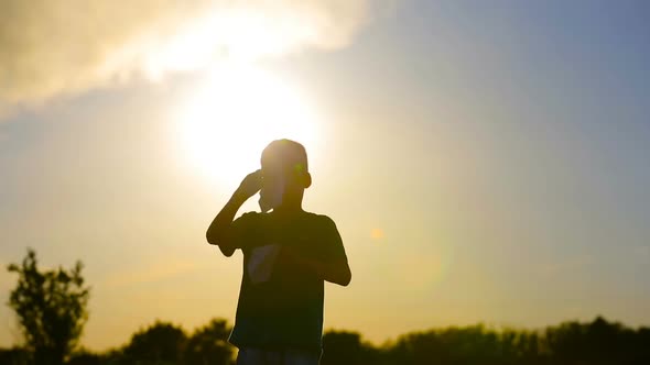 Child Playing With Airplane