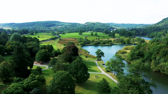 Windermere Lake District Aerial Drone Sc08