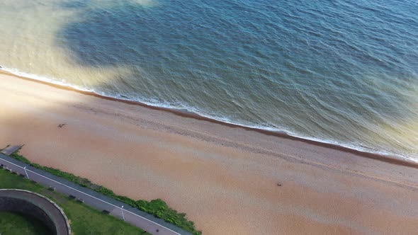 Aerial view of Deal pier, Deal, Kent, UK