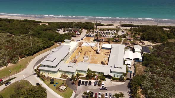 Drone Shot Loggerhead Marinelife Center Juno Beach Fl