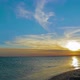 The Sun Through the Clouds Lined the Path to the Beach - VideoHive Item for Sale