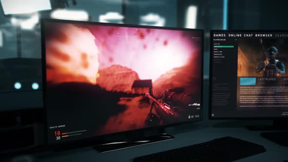 Failing To Complete Mission In FPS Military Simulator Computer Video Game alt