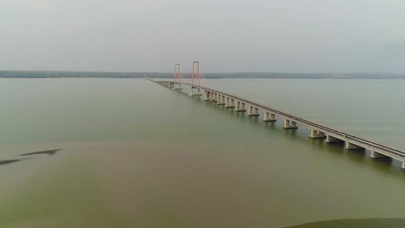 Suspension Cable Bridge in Surabaya