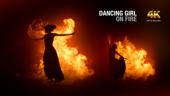 Dancing Girl On Fire alt