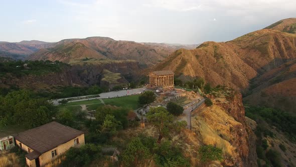 Famous Garni Temple in Armenia, Caucasus.