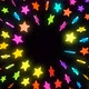 Colorful Glow Stars Background 4K - VideoHive Item for Sale