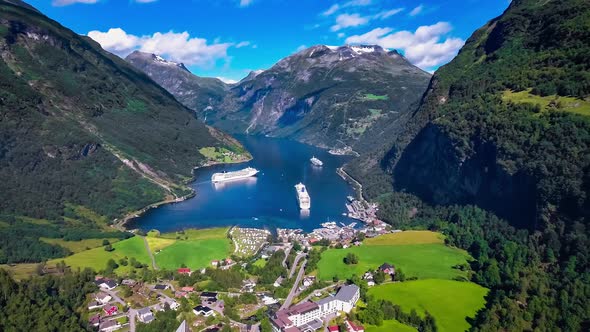 Geiranger Fjord, Beautiful Nature Norway