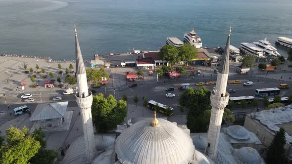 Mihrimah Sultan Mosque at Istanbul of Uskudar