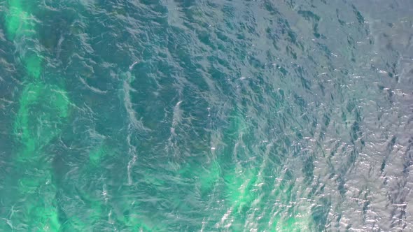 Aerial View of the Awarded Narin Beach By Portnoo and Inishkeel Island in County Donegal, Ireland.