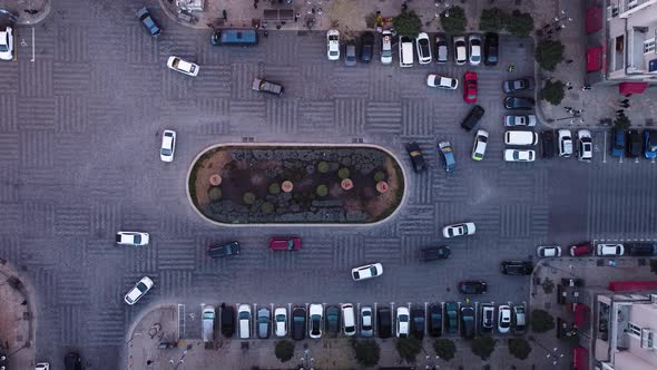 Transport In The City Square