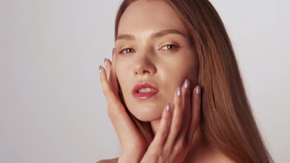 Fashion Photoshoot Skincare Advertising Model Face