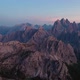 Aerial view of the mountains at sunset, Dolomites. Italy - VideoHive Item for Sale