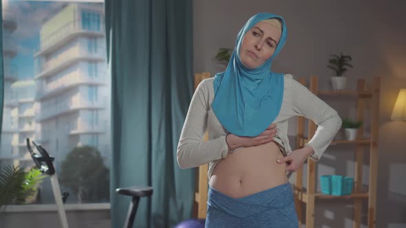 Body Muslim Woman with Excess Weight the Problem of Excess Weight