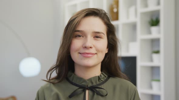 Close up of a young woman